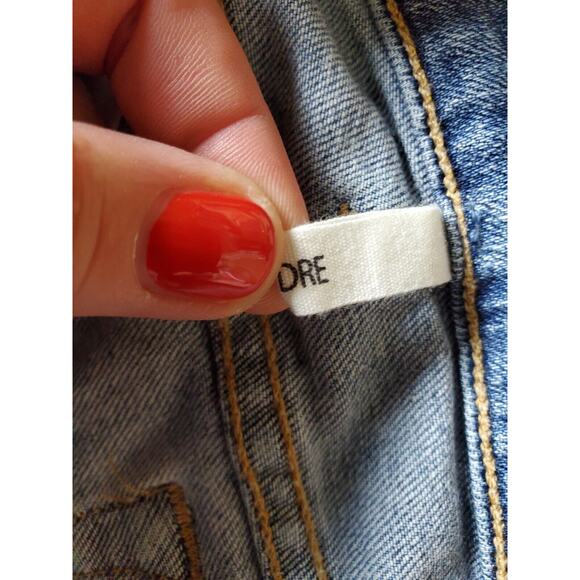 Rag & Bone 25 Destroyed Jeans DRE Brigade Medium Wash Low Rise Distressed - Picture 12 of 15